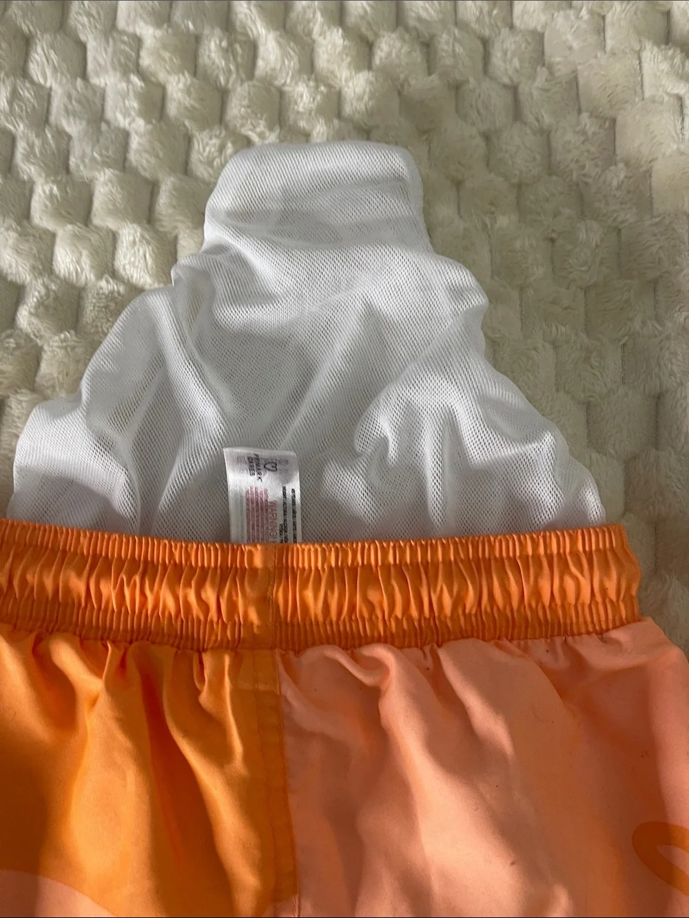 Kids Orange Sonic the Hedgehog Swim Trunks